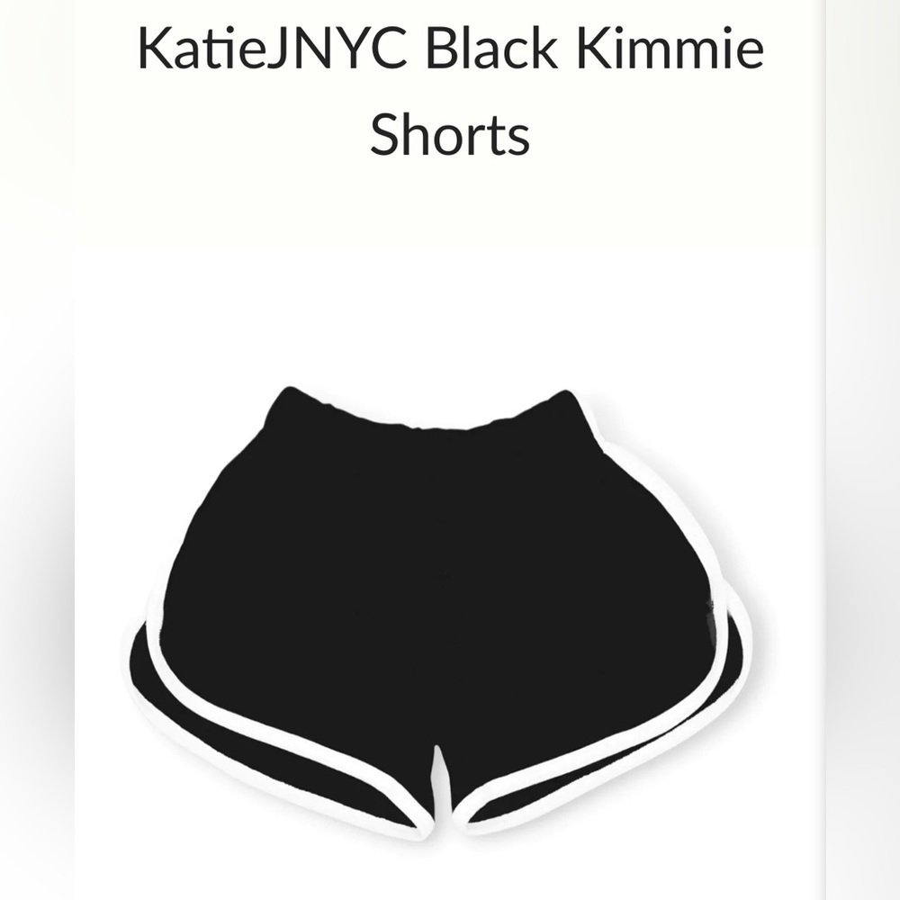 KATIE J NYC Shorts Kimmie in Black Size Juniors Small Super Soft